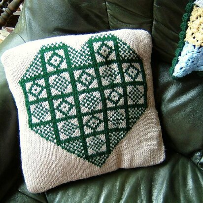 Sanquhar style cushion cover