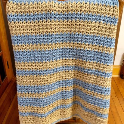 Crochet Rustic Country Blanket