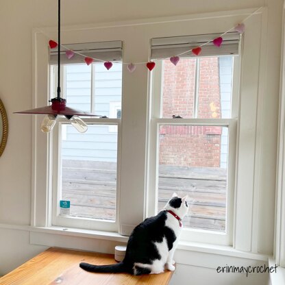 Queen of Hearts Garland by erinmaycrochet