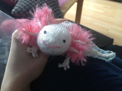 Augie the Axolotl Knitting Kit