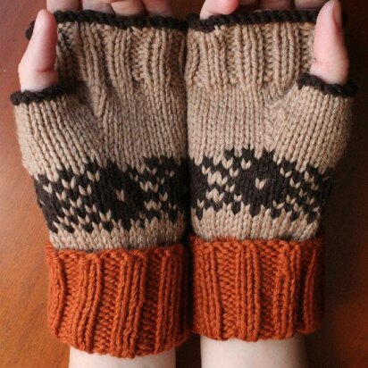 Dulcian Fingerless Gloves - knitting pattern