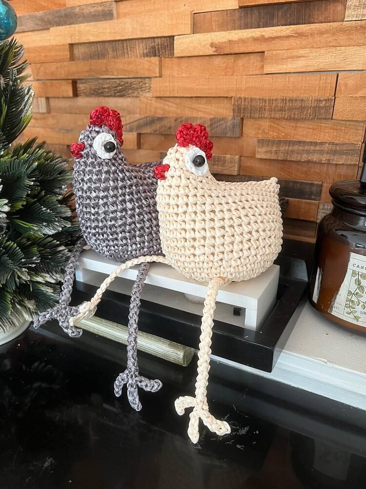 Plush Chicken Easter hen Molly LoveCrafts