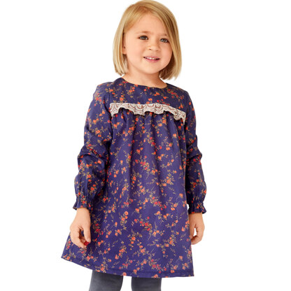 Burda Style Baby Dress / Blouse B9260 - Paper Pattern, Size 56 - 98