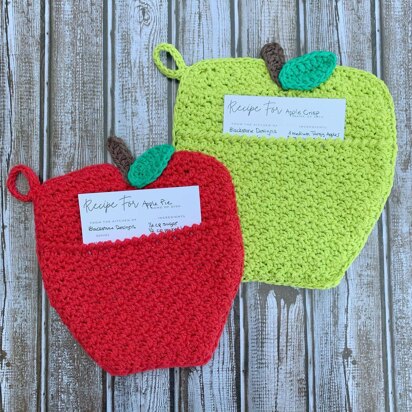 Apple Shaped Pot Holder