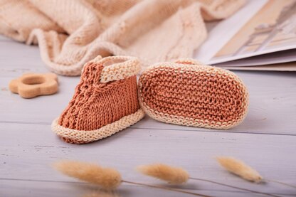 Baby booties "My Little Bear"