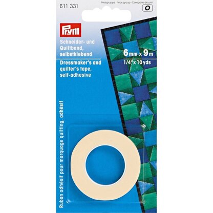 Prym Dressmaker's and Quilter's Tape 6 mm X 9 m