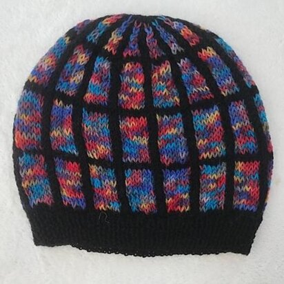 Sock Yarn Destash Hat