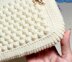 Zippered Popcorn Stitch Pouch Crochet Pattern (PDF)