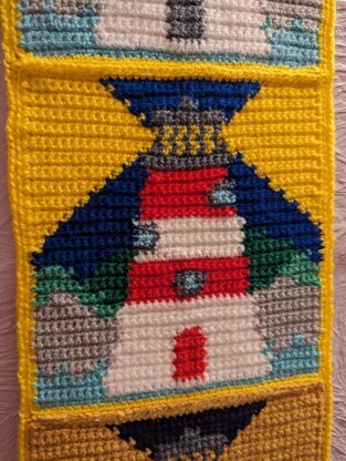 Lighthouse crochet tapestry charts