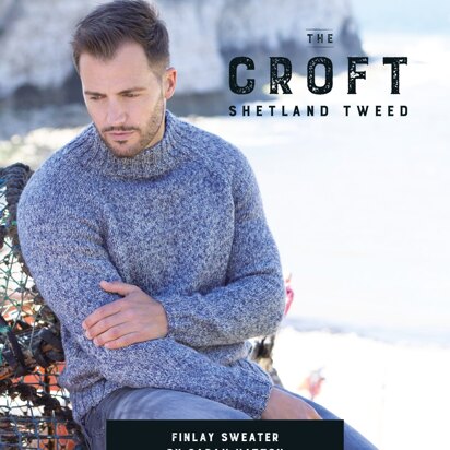 Finlay Sweater in West Yorkshire Spinners The Croft Shetland Tweed - DBP0060 - Downloadable PDF
