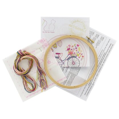 Un Chat Dans L'Aiguille Air of Freedom Contemporary Printed Embroidery Kit