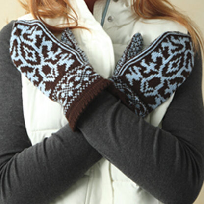 Valley Yarns 246 Floral Brocade Mittens