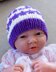 Bonny - 4ply baby beanie