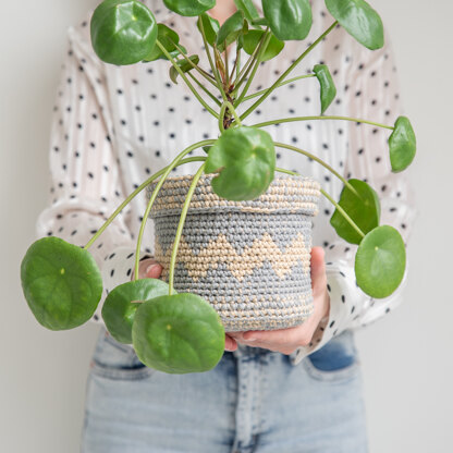 Basic Plant Baskets in Yarn and Colors Zen - YAC100098 - Downloadable PDF