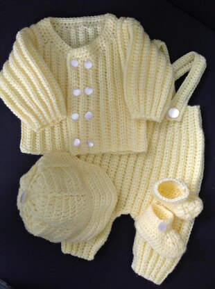 Newborn baby best sale boy crochet outfits