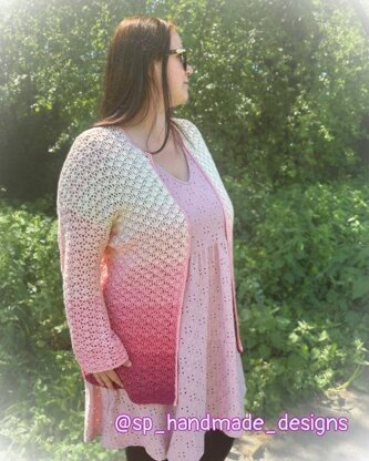 Lace Muschel Cardigan
