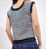 Houndstooth Crew Neck Vest