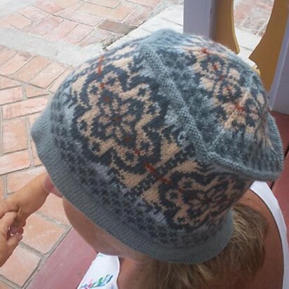 Floral Me Softly Fair Isle Hat