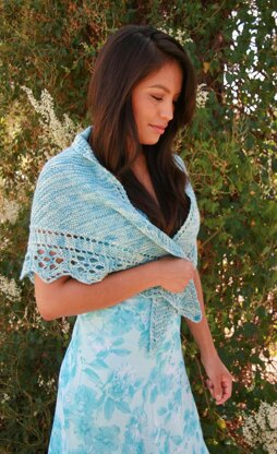 Ocean Spray Shawl