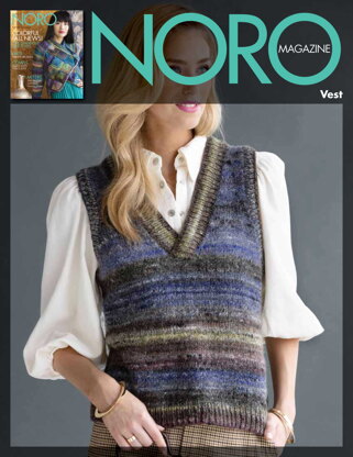 Vest in Noro Miyabi - NMV03 - Downloadable PDF