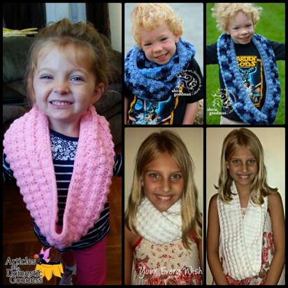 Sherri Berry Cluster Child Infinity Scarf (Long and Short options)