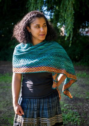 Young Peacock Shawl