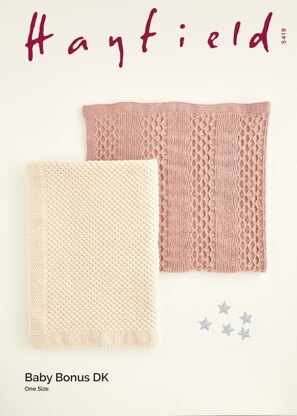 Blankets in Hayfield Baby Bonus DK - 5419 - Leaflet