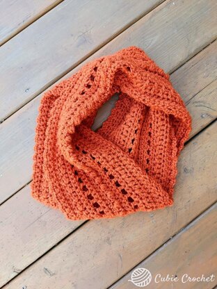 Autumn Textured Infinity Scarf