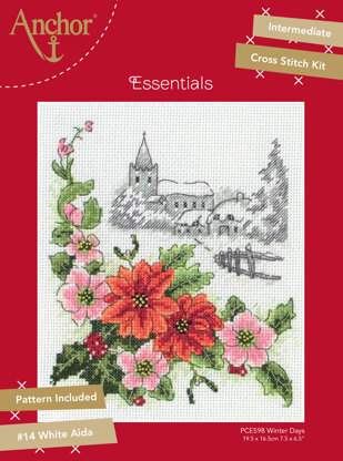 Anchor Winter Days Cross Stitch Kit Cross Stitch Kit - 16.5 x 19.5 cm