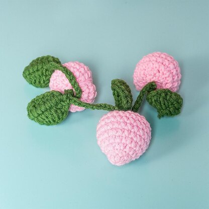 Peach Fruit Car Hanging