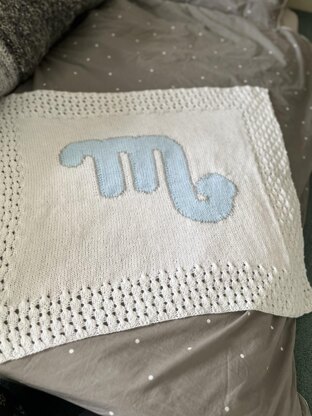 Scorpio Baby Blanket