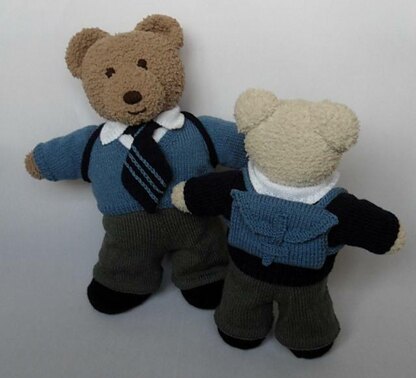 Teddy Bear Clothes - Boys School Uniform DK Cuddle & Snuggle