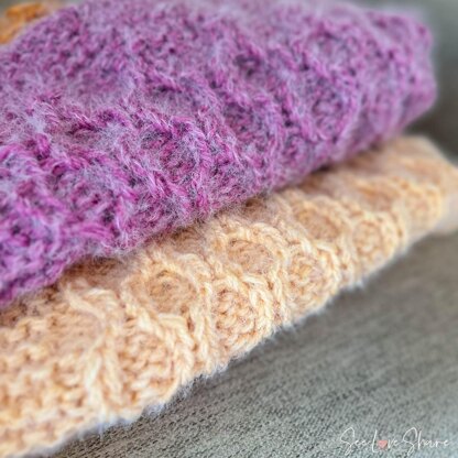 Easy Honeycomb Chunky Baby Blanket