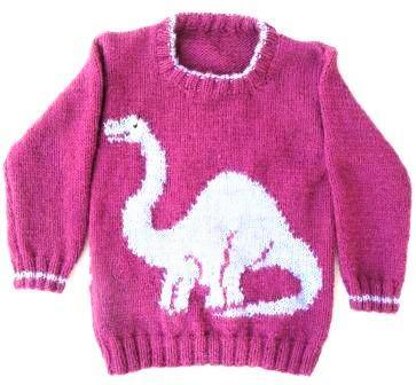 Dinosaur Sweater - Apatosaurus Knitting pattern by iKnitDesigns ...
