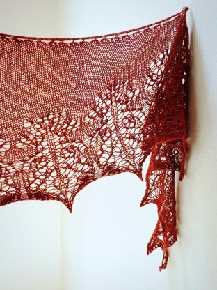 Pomegranate Shawl