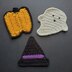 Halloween Coaster Set (Ghost, Witch Hat, Pumpkin)