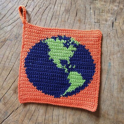 Hot Earth Potholder