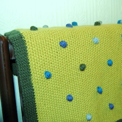 Funky Bobble Blanket - knitting pattern