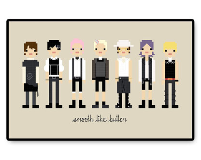 BTS Butter - PDF Cross Stitch Pattern