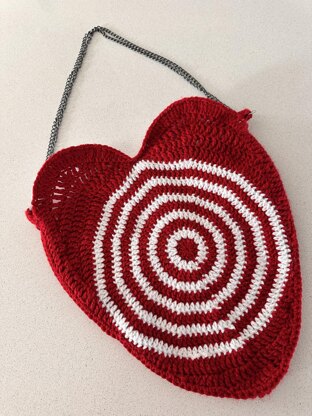 The Bullseye Love Heart Bag