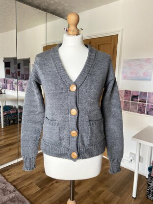 "Girlfriend Cardigan" Sweater and Dress