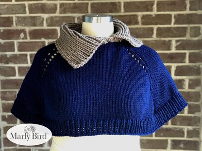 Shoulder Hug Capelet -- Leap Day Mystery Make-Along Knitting 2020