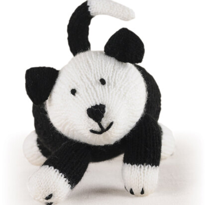 Knitted Farm Animals Sheepdog in Lion Brand Vanna's Choice