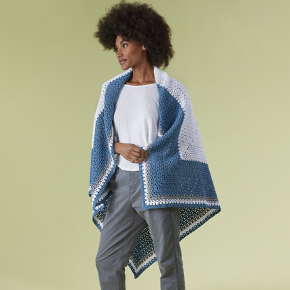 Tahki Yarns Havens Crochet Blanket Wrap PDF