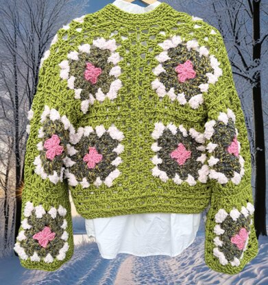Forest Crochet Cardigan