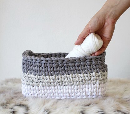 Ombre Rectangle Basket