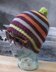 Stripe Bobble Beanie Hat