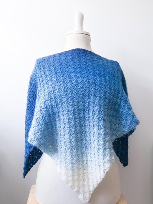 C2C Block Rockin Poncho Crochet pattern by Dora Does | LoveCrafts