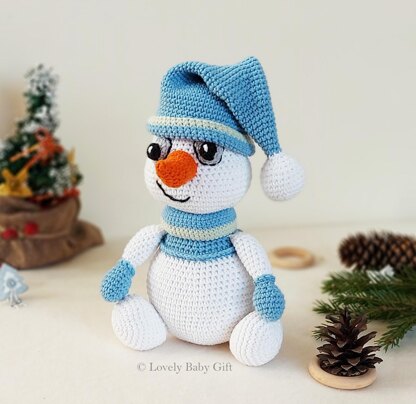 Amigurumi Snowman Crochet Pattern