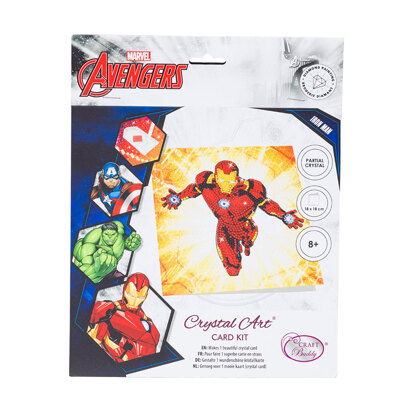 Crystal Art Ironman-Card Diamant Malerei Kit